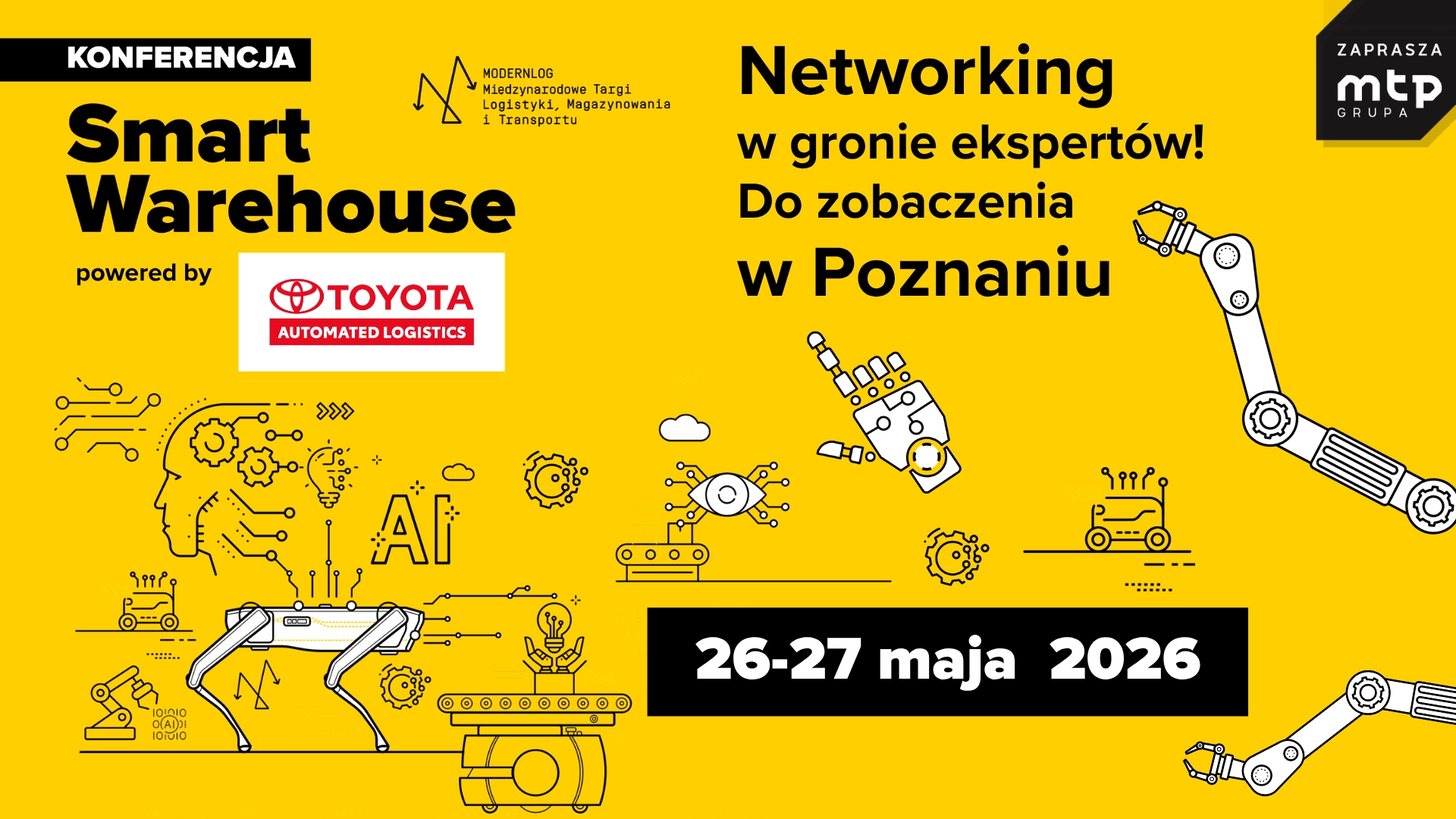 Znamy program Konferencji Smart Warehouse powered by Toyota Automated Logistics!
