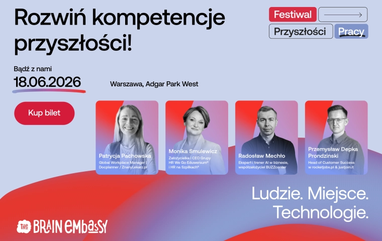 Festiwal Przyszłości Pracy: jak technologie i dobrostan zmieniają biznes?