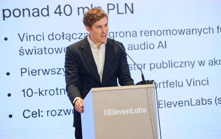 ElevenLabs pozyskał 42 mln zł na budowę AI Lab Poland – jednego z najważniejszych ośrodków innowacji na świecie