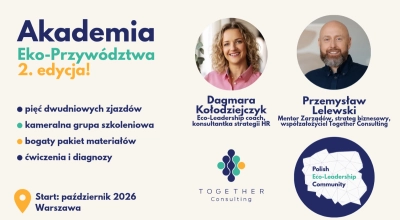 Przywództwo na miarę współczesnego biznesu. Akademia Eko-Przywództwa i warsztaty z dr. Simonem Westernem już jesienią!