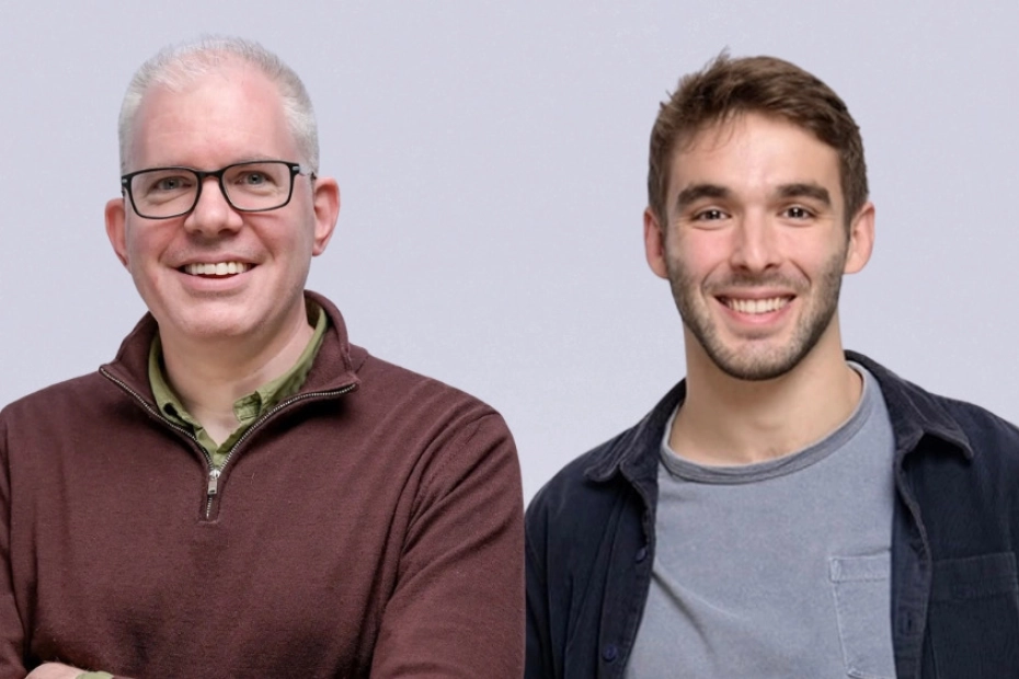 Założyciele Garfield AI: Philip Young (L) i Daniel Long (P)