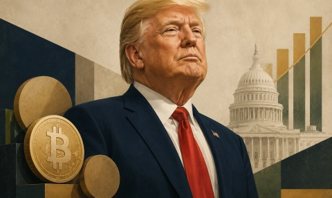 Trump zamienił Biały Dom w kryptomaszynę. Ponad miliard dolarów z cyfrowych aktywów i 63 transakcje dziennie