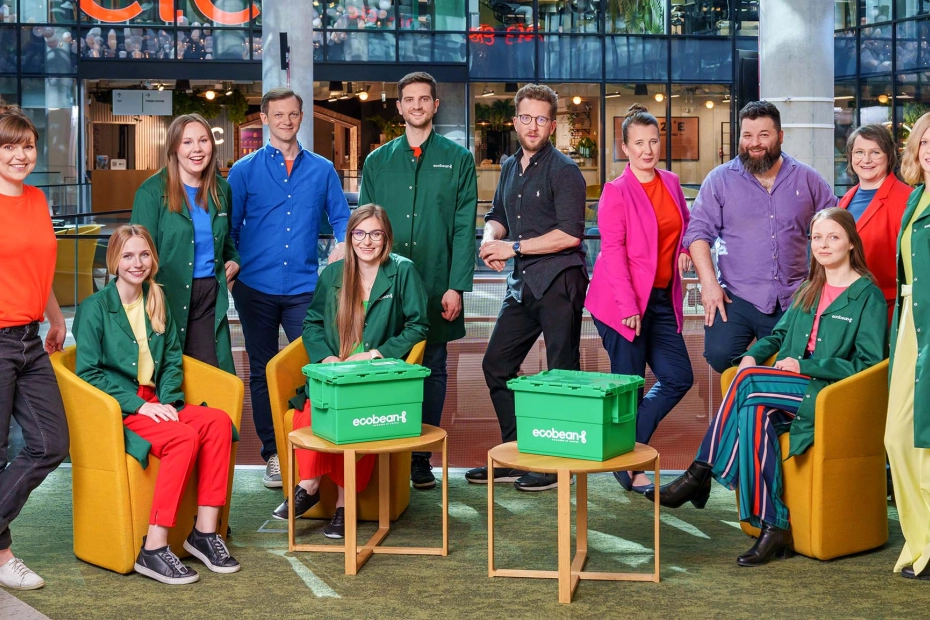 Zespół EcoBean na wspólnym zdjęciu