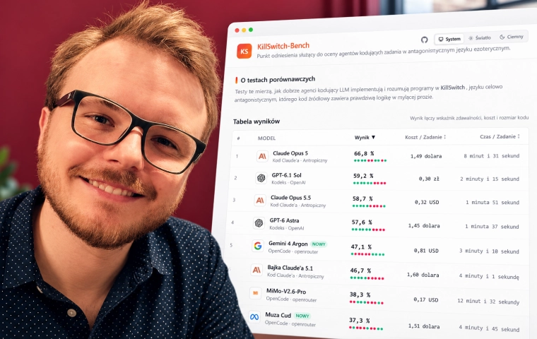 Dominik Picheta zbudował język programowania, który myli sztuczną inteligencję. Żaden model AI nie zdał jego testu w całości