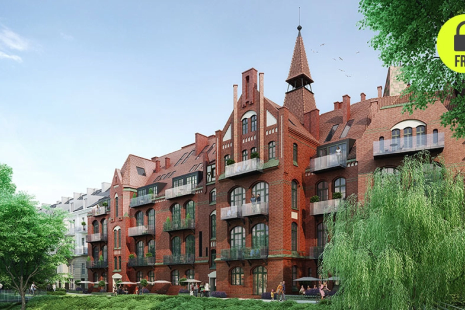 Wrocławski Bulwar Staromiejski, inwestycja i2 Development, zlokalizowana jest na ponad 2,5-hektarowym terenie z 14 budynkami (przeważnie zabyt- kowymi), z parkiem ze starodrzewiem i miejscami do rekreacji dla dzieci i seniorów.