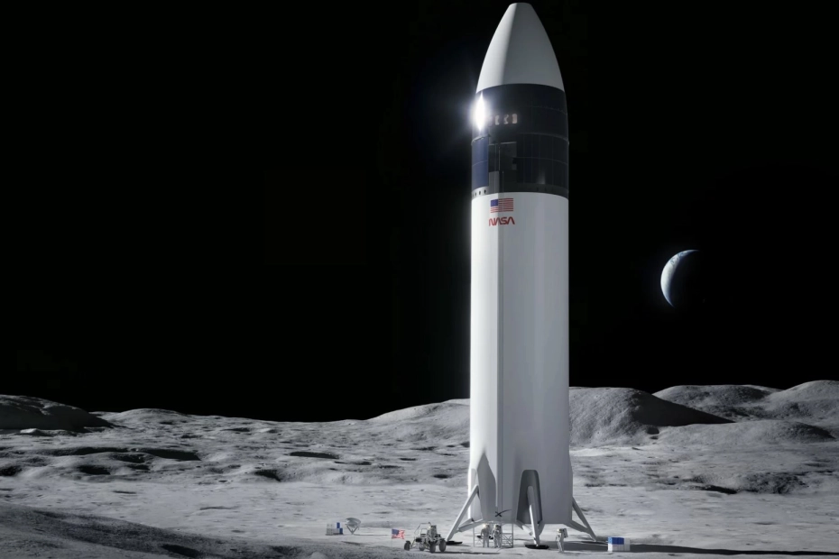 Ilustracja projektu SpaceX Starship / Fot. SpaceX.