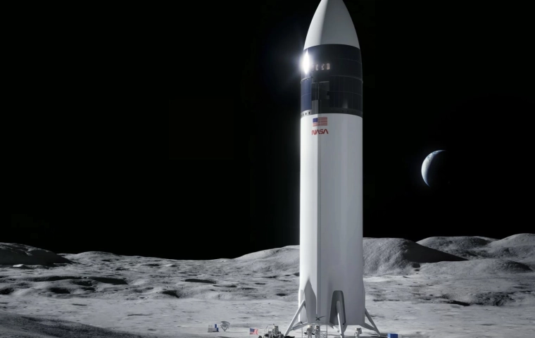 SpaceX wygrało kontrakt o wartości 2,9 mld dol. na lądownik księżycowy
