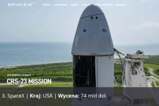 SpaceX, Kraj: USA, Wycena: 74 mld dol.