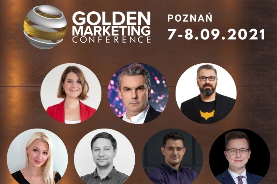 Janina Bąk, Paweł Tkaczyk, Aleksander Poniewierski i TikTok na Golden Marketing Conference