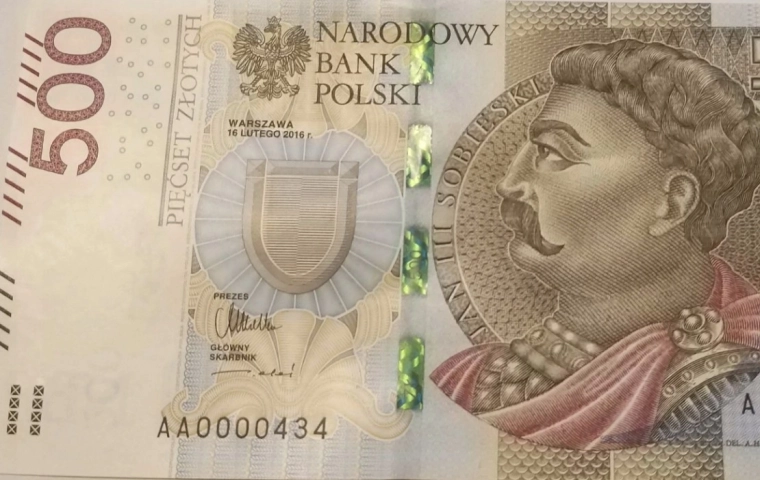 Banknot 500 zł na aukcji za nawet 2900 zł